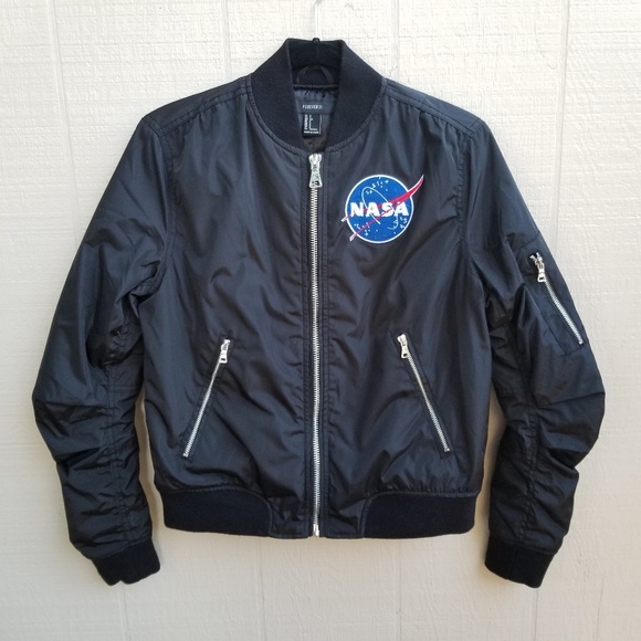 Forever 21 Jackets & Blazers - NASA Bomber Jacket